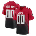 Punc Custom A.Falcons Red Limited Home Game Any Name & Numbers Stitched Jerseys