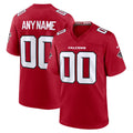 Punc Custom A.Falcons Red Replica Home Game Any Name & Numbers Stitched Jerseys