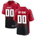 Punc Custom A.Falcons Red Replica Home Game Stitched Jerseys