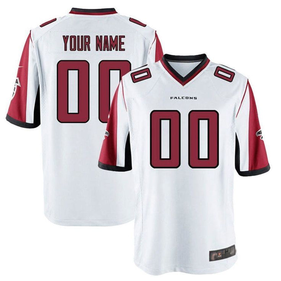 Punc Custom A.Falcons White Game Stitched Jerseys