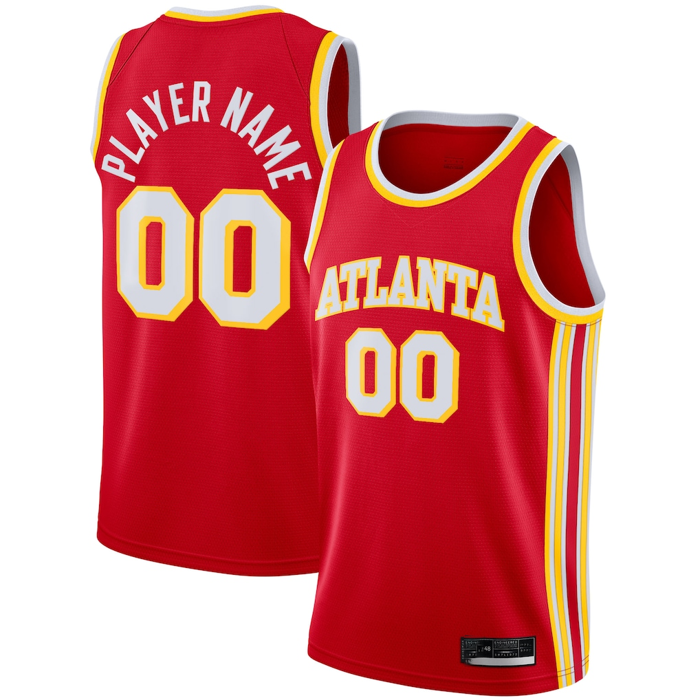 Punc Custom A.Hawks Red 2020-21 Swingman Jerseys - Icon Edition