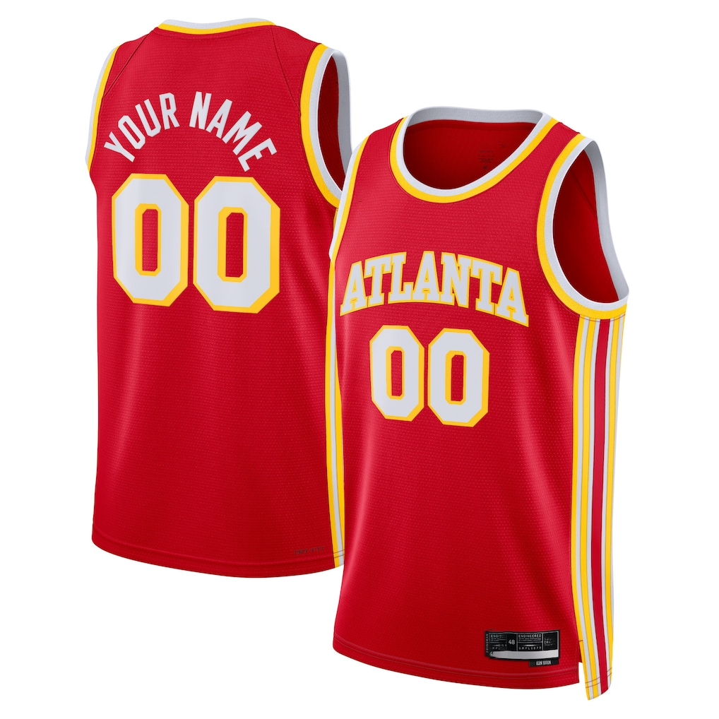 Punc Custom A.Hawks Red Swingman Jerseys - Icon Edition