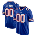 Punc Custom B.Bills Royal Royal Game Stitched Jerseys