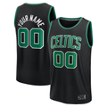 Punc Custom B.Celtics Black Fast Break Jerseys - Statement Edition