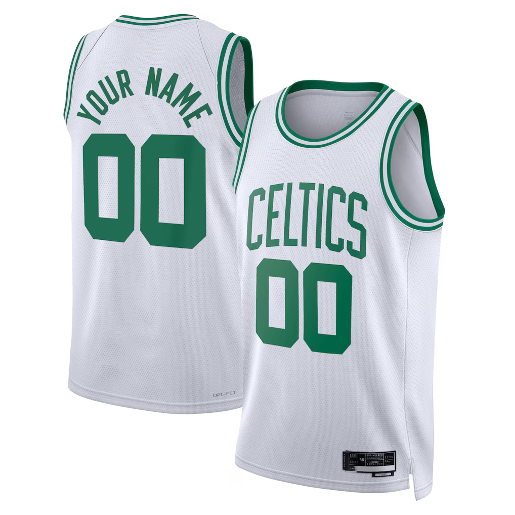 Punc Custom B.Celtics White Swingman Jerseys - Association Edition