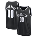 Punc Custom B.Nets Black Fast Break Jerseys - Icon Edition