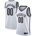Punc Custom B.Nets White 2020-21 Swingman Jerseys - Association Edition