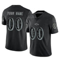 Punc Custom B.Ravens Black RFLCTV Limited Any Name & Numbers Stitched Jerseys