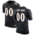 Punc Custom B.Ravens Black Speed Machine Elite Stitched Jerseys