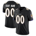 Punc Custom B.Ravens Black Vapor F.U.S.E. Limited Any Name & Numbers Stitched Jerseys