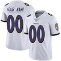 Punc Custom B.Ravens White Vapor F.U.S.E. Limited Stitched Jerseys