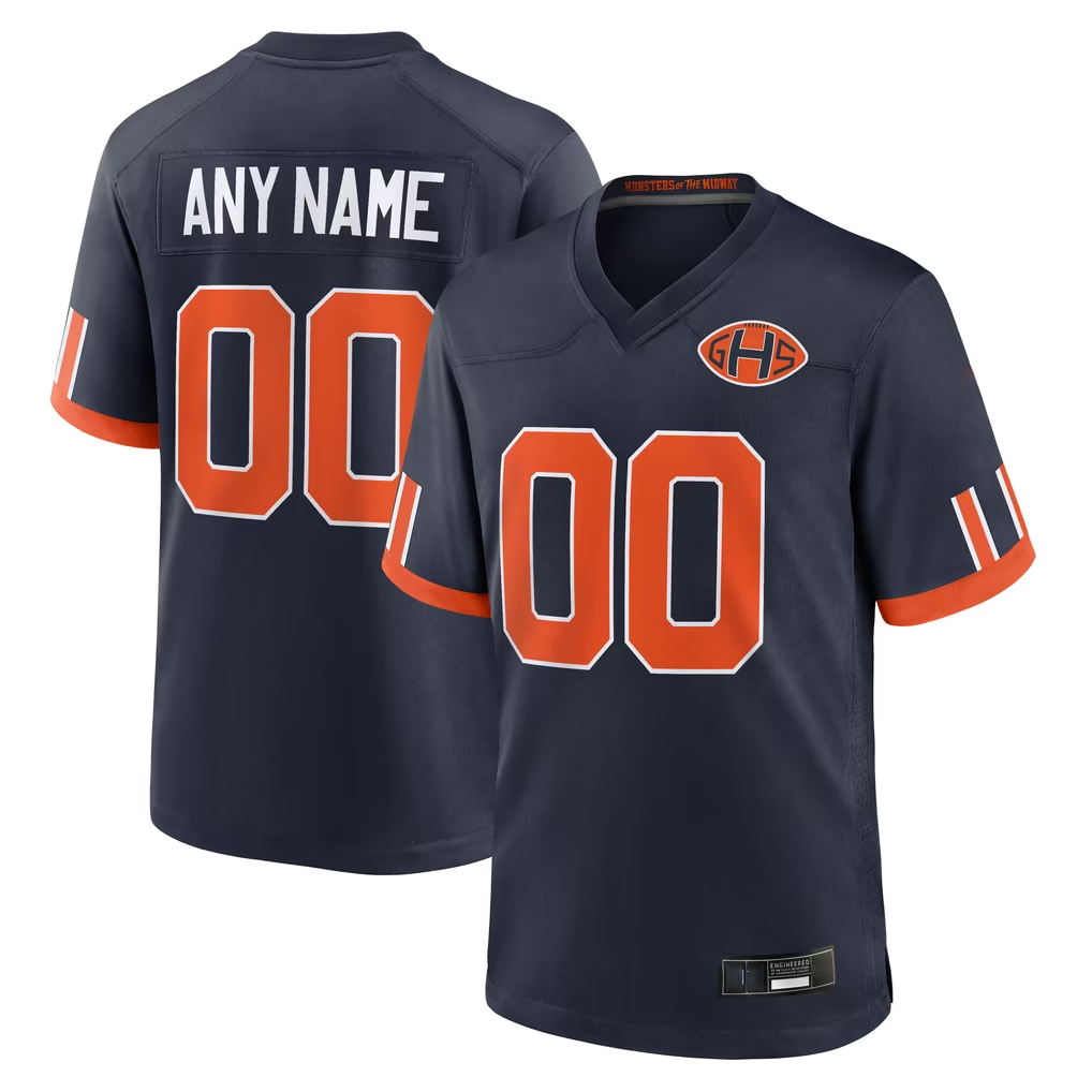 Punc Custom C.Bears Navy 2026 Rivalries Collection Game Stitched Jerseys