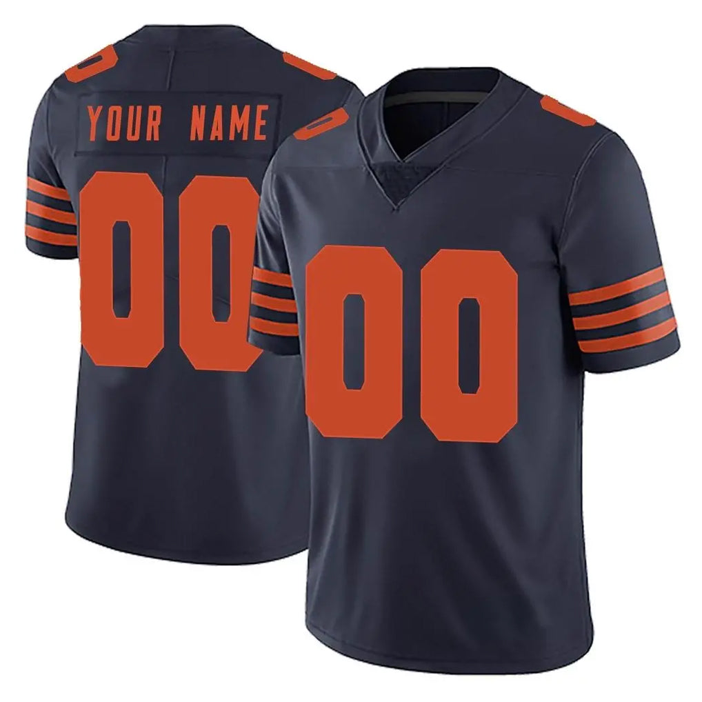 Punc Custom C.Bears Navy Blue Alternate Vapor Untouchable Limited Any Name & Numbers Stitched Jerseys