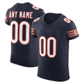 Punc Custom C.Bears Navy Vapor F.U.S.E. Elite  Stitched Jerseys