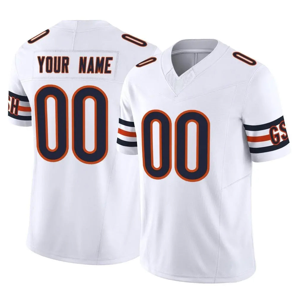 Punc Custom C.Bears White Vapor F.U.S.E. Limited Home Game Any Name & Numbers Stitched Jerseys