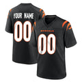 Punc Custom C.Bengals Black Home Game Any Name & Numbers Stitched Jerseys