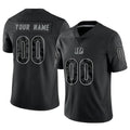 Punc Custom C.Bengals Black Reflective Limited Game Any Name & Numbers Stitched Jerseys