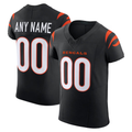 Punc Custom C.Bengals Black Team Vapor F.U.S.E. Elite Stitched Jerseys