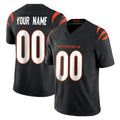 Punc Custom C.Bengals Black Vapor F.U.S.E. Limited Home Game Any Name & Numbers Stitched Jerseys