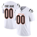 Punc Custom C.Bengals White Vapor Untouchable Limited Home Game Any Name & Numbers Stitched Jerseys