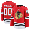 Punc Custom C.Blackhawks Red Centennial Premium Jerseys