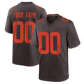 Punc Custom C.Browns Brown Alternate Home Game Any Name & Numbers Stitched Jerseys