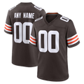 Punc Custom C.Browns Brown Custom Game Stitched Jerseys