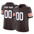 Punc Custom C.Browns Brown Vapor F.U.S.E. Limited Home Game Any Name & Numbers Stitched Jerseys