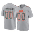 Punc Custom C.Browns Gray Atmosphere Fashion Game Any Name & Numbers Stitched Jerseys