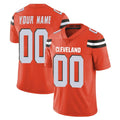 Punc Custom C.Browns Orange Alternate Vapor Untouchable Limited Home Game Any Name & Numbers Stitched Jerseys