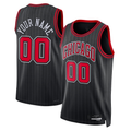 Punc Custom C.Bulls Black 2022-23 Swingman Jerseys - Statement Edition