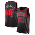 Punc Custom C.Bulls Black Swingman Jerseys - Statement Edition