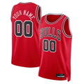 Punc Custom C.Bulls Red Swingman Jerseys - Icon Edition