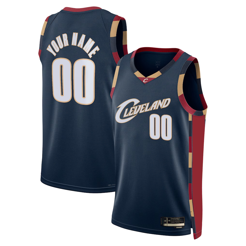 Punc Custom C.Cavaliers Navy Swingman Jerseys - Classic Edition