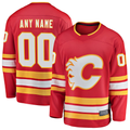 Punc Custom C.Flames Red Home Breakaway Jerseys