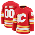 Punc Custom C.Flames Red Home Premium Jerseys