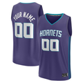 Punc Custom C.Hornets  Purple Fast Break Jerseys - Statement Edition