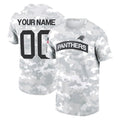 Punc Custom C.Panthers Arctic Camo Salute to Service T-Shirt Hoodies Any Name & Numbers Stitched Jerseys
