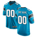 Punc Custom C.Panthers Blue Game Any Name & Numbers Stitched Jerseys