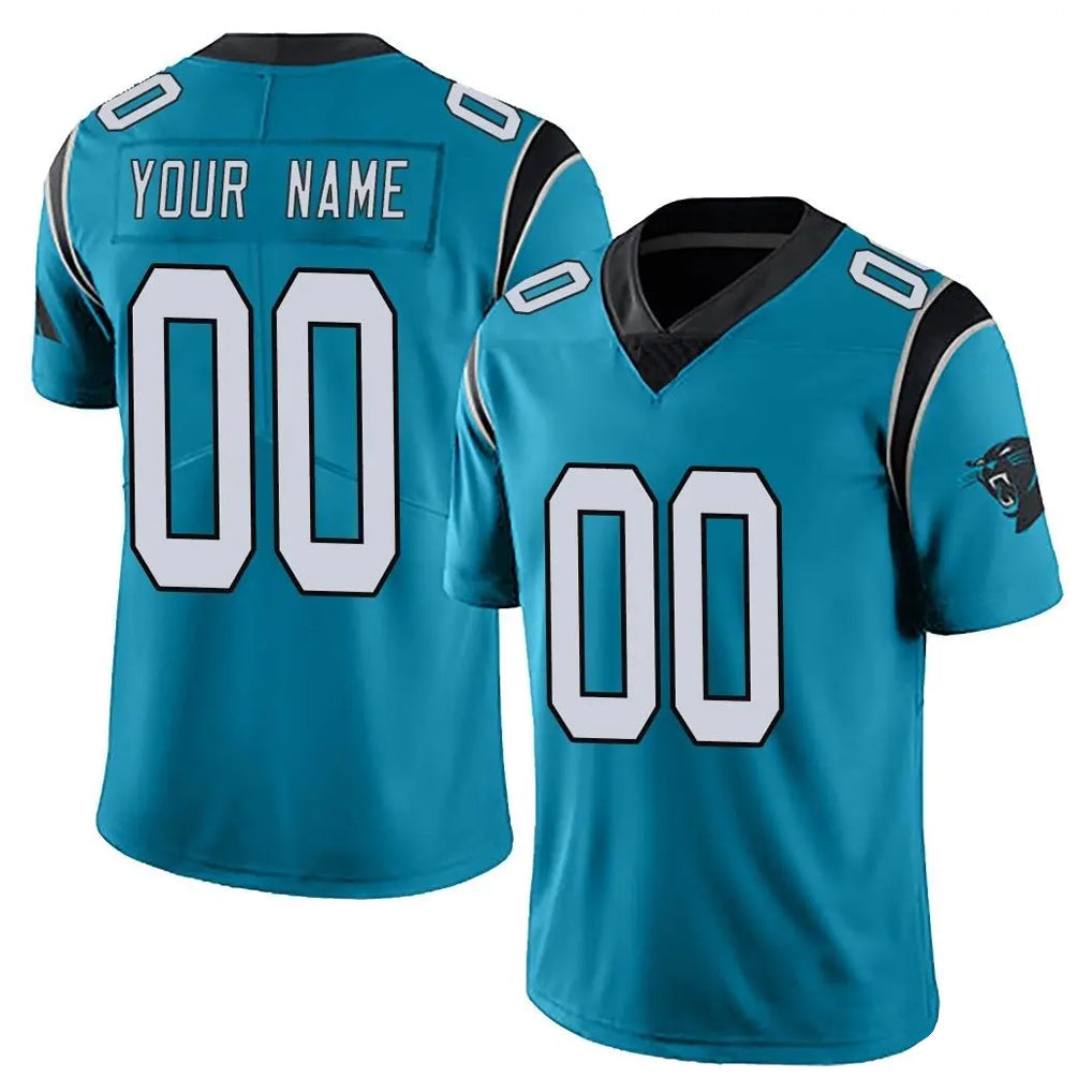 Punc Custom C.Panthers Blue Vapor Untouchable Limited Game Any Name & Numbers Stitched Jerseys
