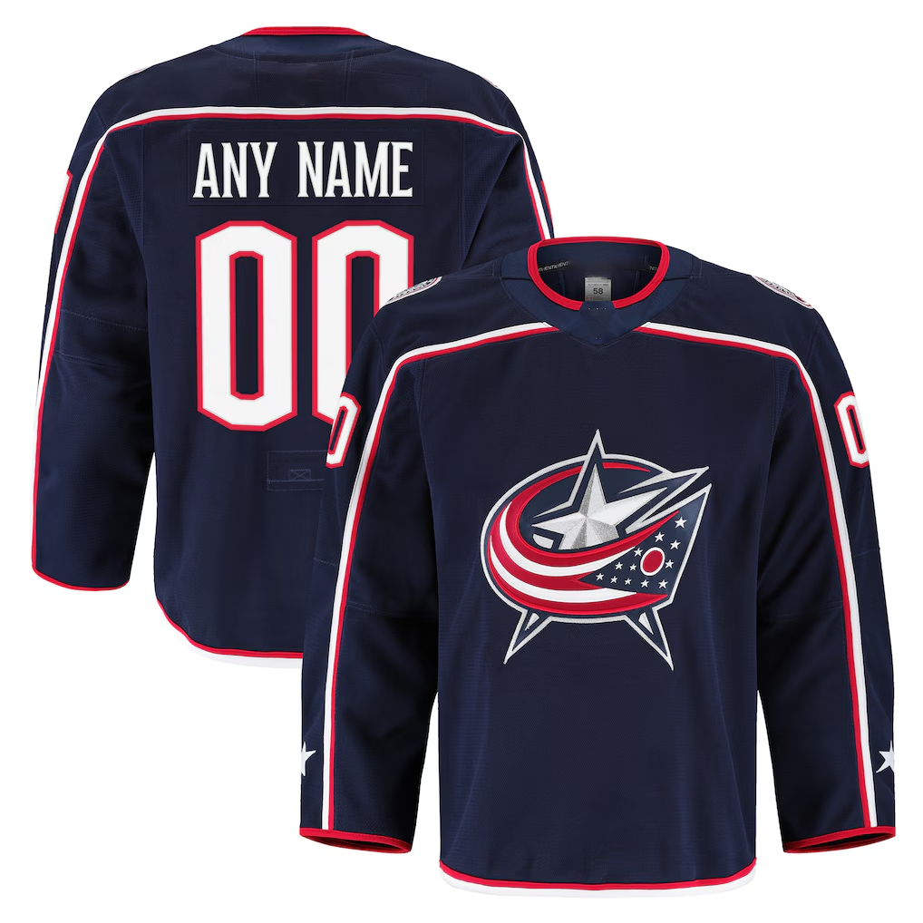 Punc Custom CB.Jackets Navy Home Authentic Pro Jersey