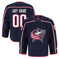 Punc Custom CB.Jackets Navy Home Authentic Pro Jersey