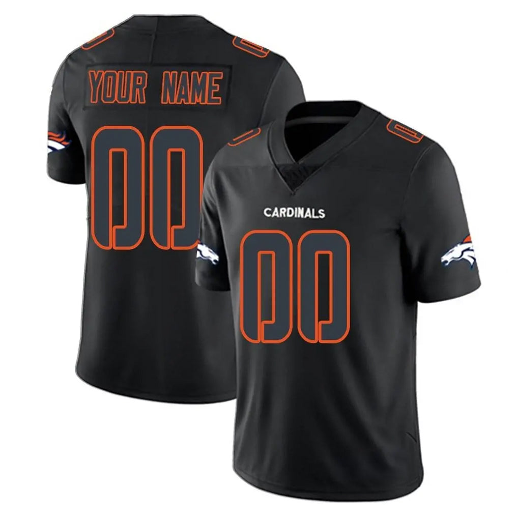 Punc Custom D.Broncos Black Impact Limited Game Any Name & Numbers Stitched Jerseys