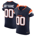 Punc Custom D.Broncos Navy Vapor F.U.S.E. Elite Stitched Jerseys