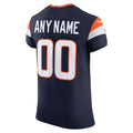 Punc Custom D.Broncos Vapor F.U.S.E. Elite Navy Stitched Jerseys