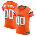 Punc Custom D.Broncos Vapor F.U.S.E. Elite Orange Stitched Jerseys