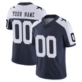 Punc Custom D.Cowboys Navy-White Limited Alternate Vapor Untouchable Home Game Any Name & Numbers Stitched Jerseys