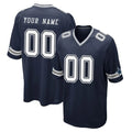 Punc Custom D.Cowboys Navy Home Game Any Name & Numbers Stitched Jerseys