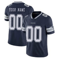 Punc Custom D.Cowboys Navy Vapor Untouchable Limited Home Game Any Name & Numbers Stitched Jerseys