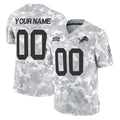 Punc Custom D.Lions Arctic Camo Salute To Service Limited Any Name & Numbers Stitched Jerseys